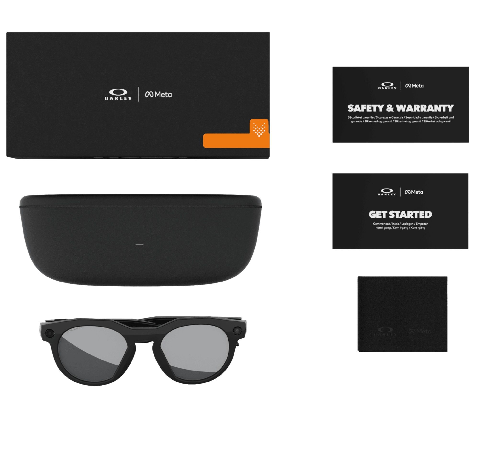 x Meta HSTN Smart Sunglasses - Polarised Lenses, Camera & AI