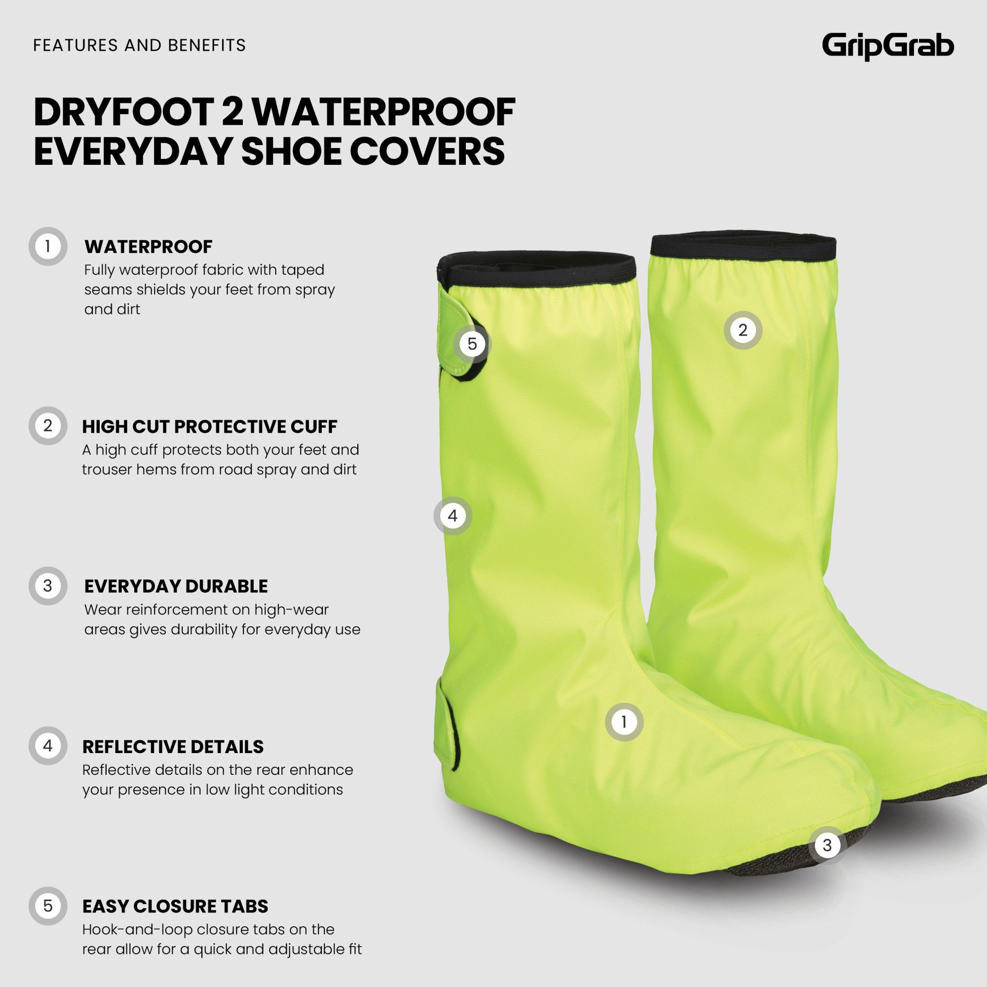 DryFoot 2 Waterproof Everyday Shoe Covers
