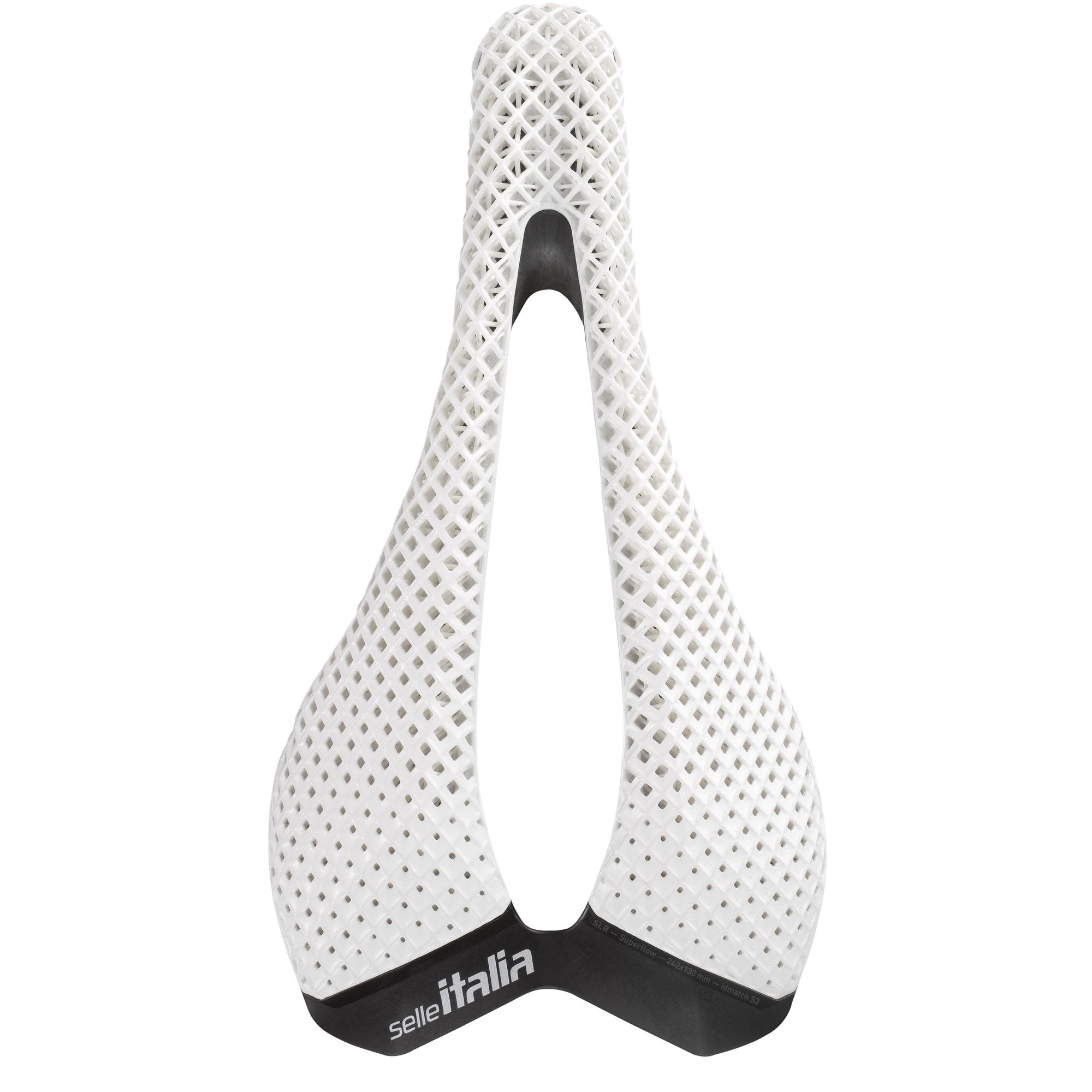 SLR 3D Carbon Opal White Saddle