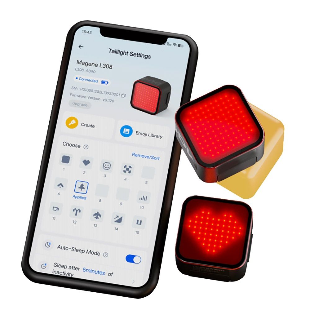 Smart Expression Tail Light  with Saddle Mount