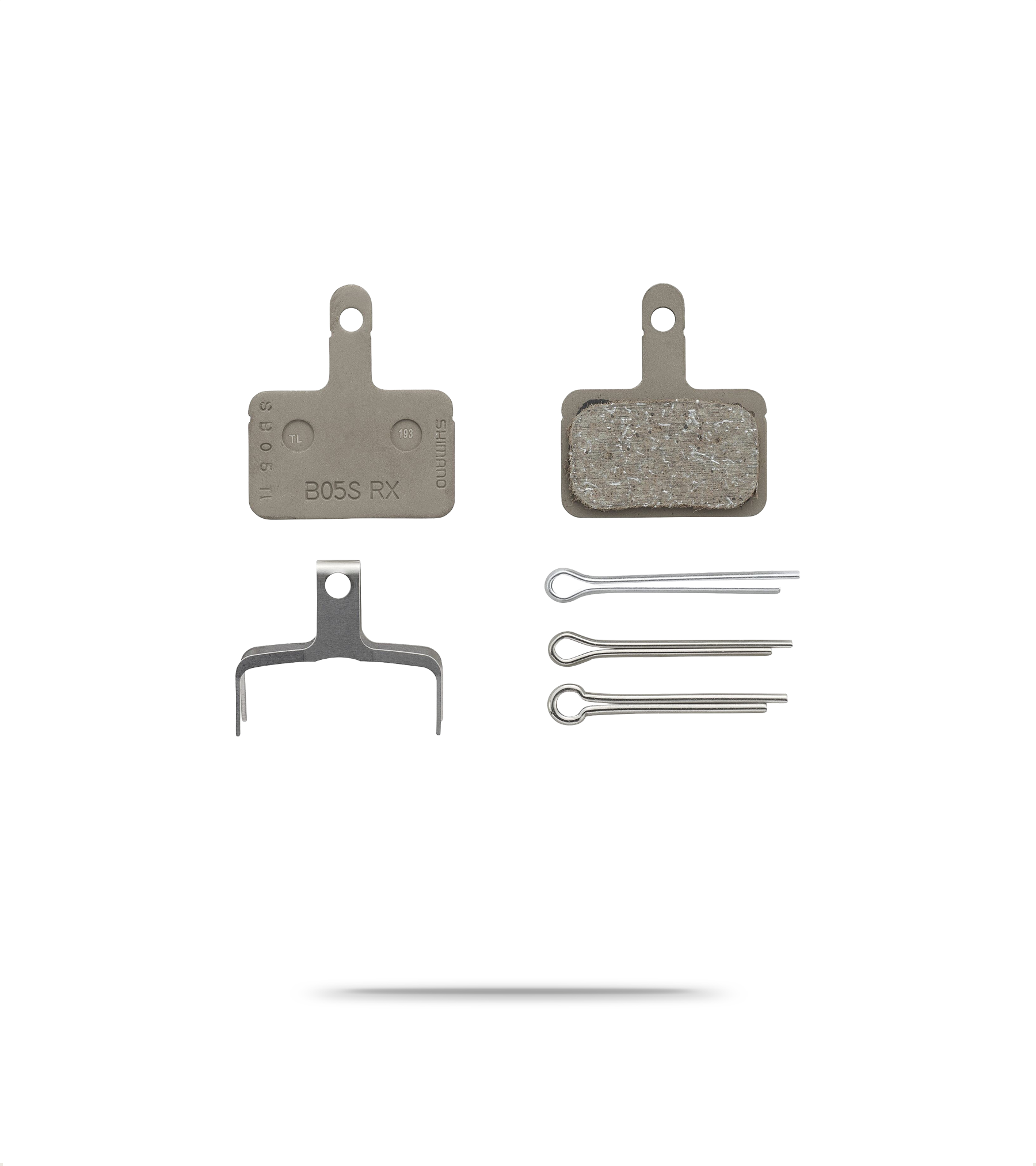 B05S Steel Backed Resin Disc Brake Pads