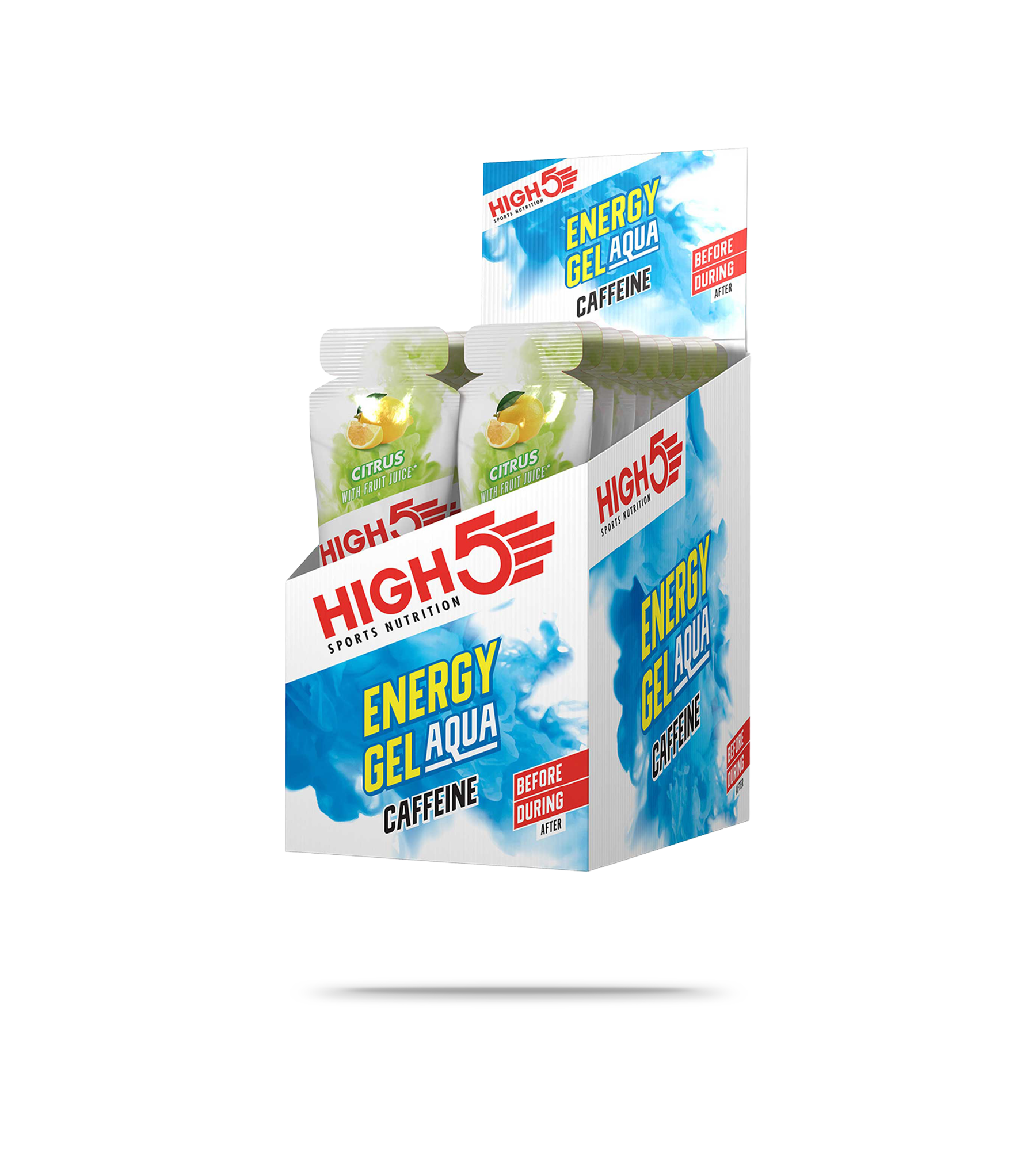 Energy Gel Aqua Caffeine Box 66g x 20 Gels