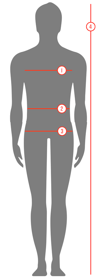 Pas Normal Studios Men's Upper Body Cycle Clothing Size Guide 2022