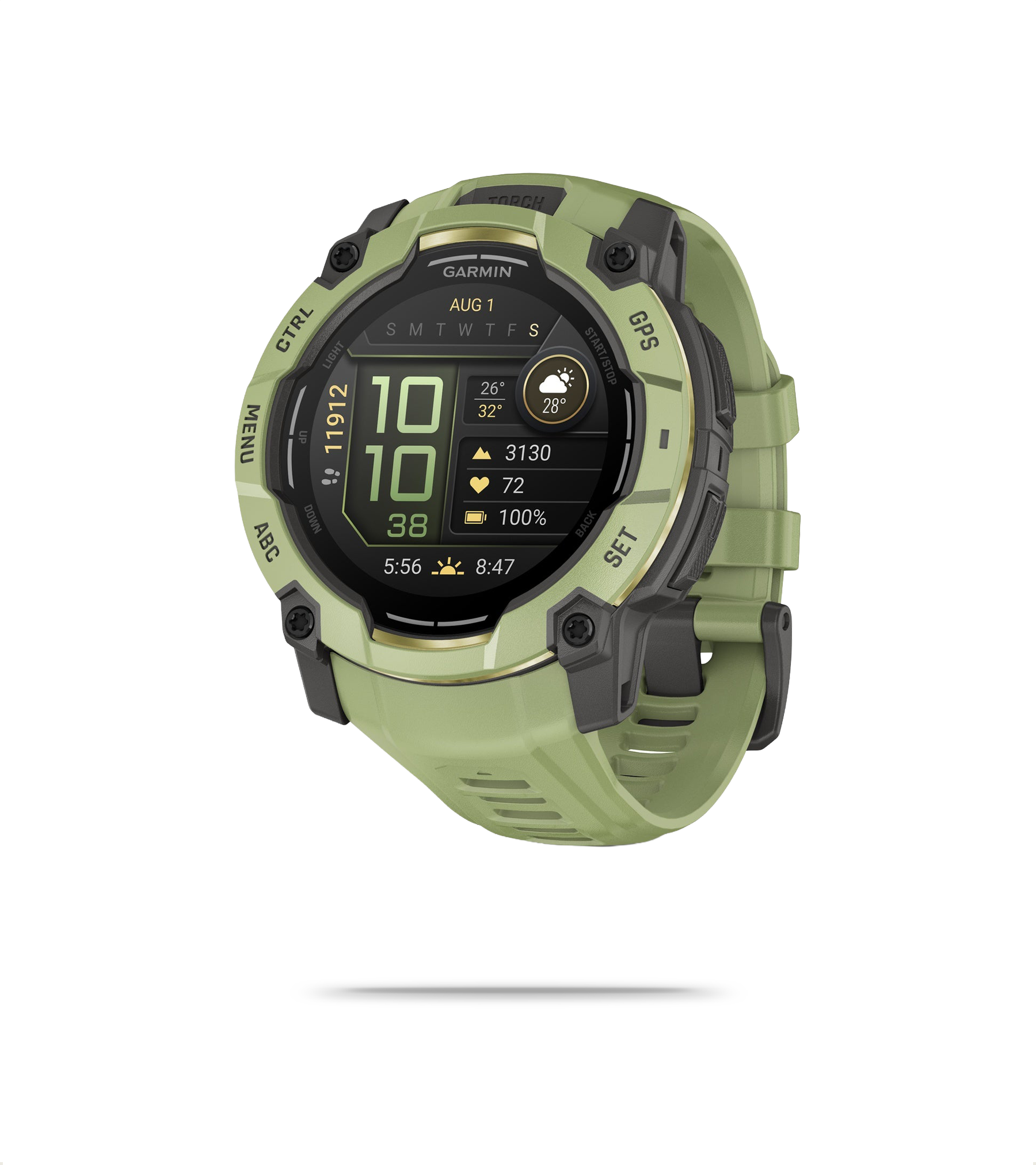 Instinct 3 AMOLED GPS Sports Watch - Limited Edition Alpine Rush