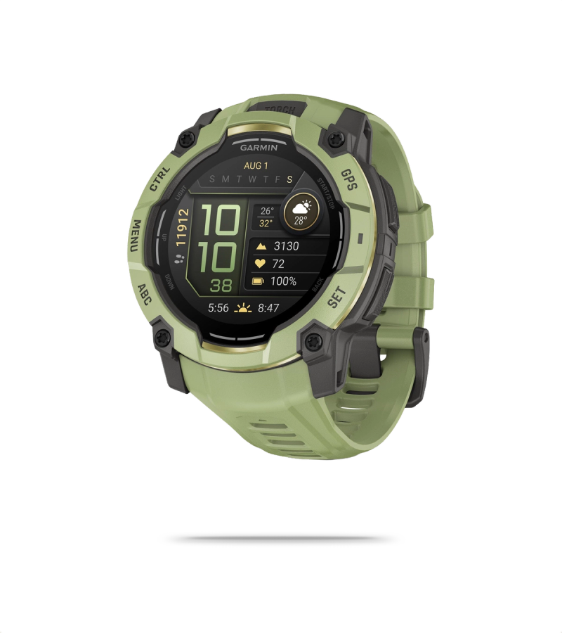 Instinct 3 AMOLED GPS Sports Watch - Limited Edition Alpine Rush