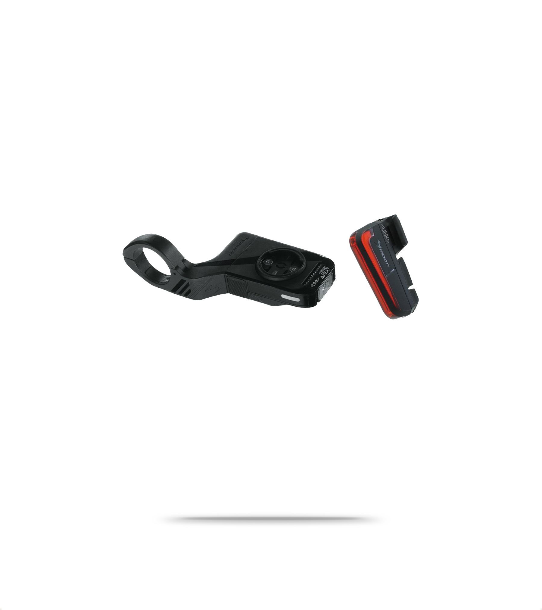 MX GPS Bar Mount Front Light and Cerberus Rear Light Set