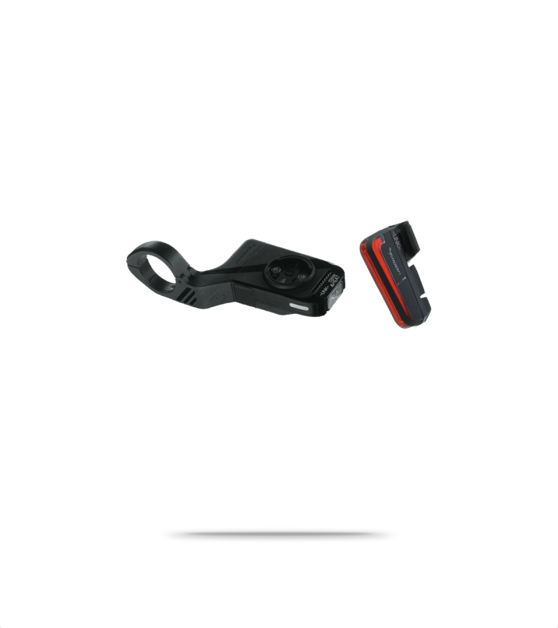 MX GPS Bar Mount Front Light and Cerberus Rear Light Set