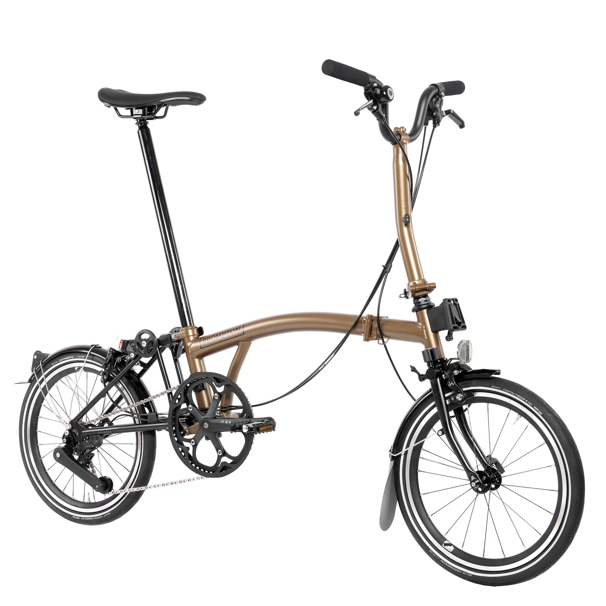 P Line 4 Speed Mid Bar Folding Bike 2025
