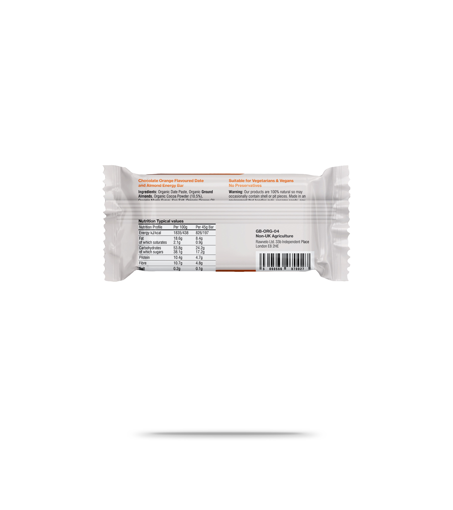 Organic Energy Bar 45g