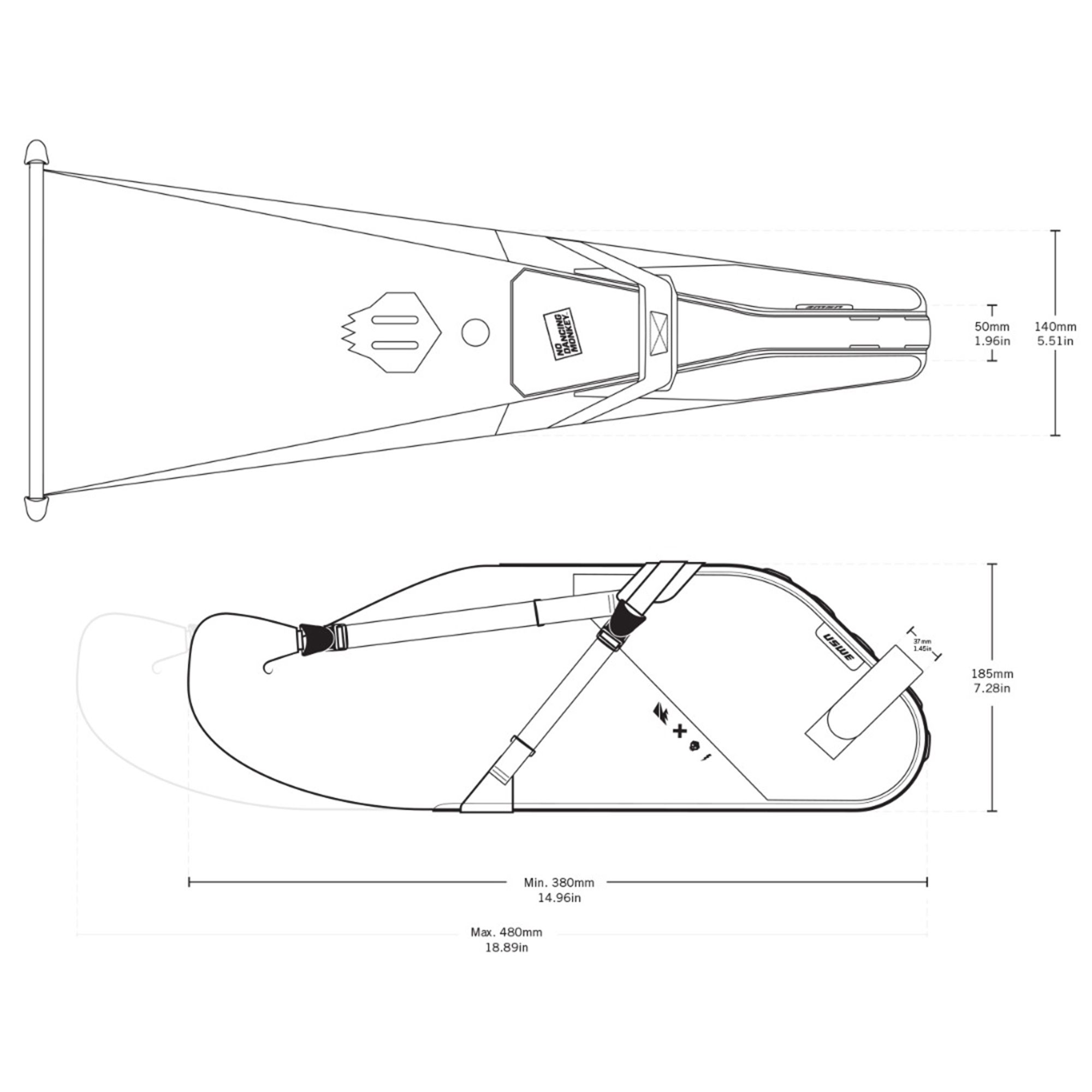 Roll Top Saddle Bag