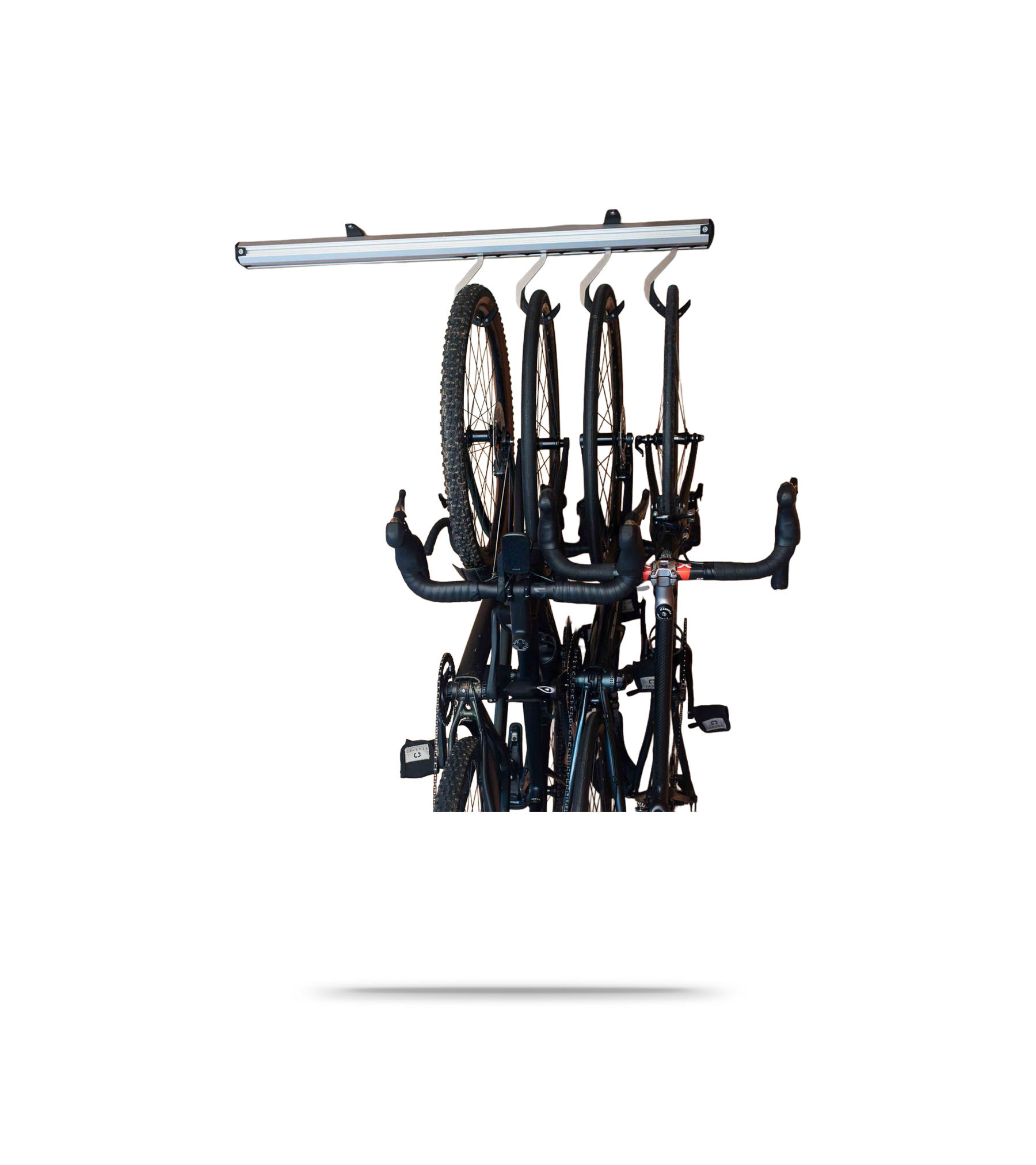 SpaceRail Bike Storage System - Ceiling - 4 Hooks