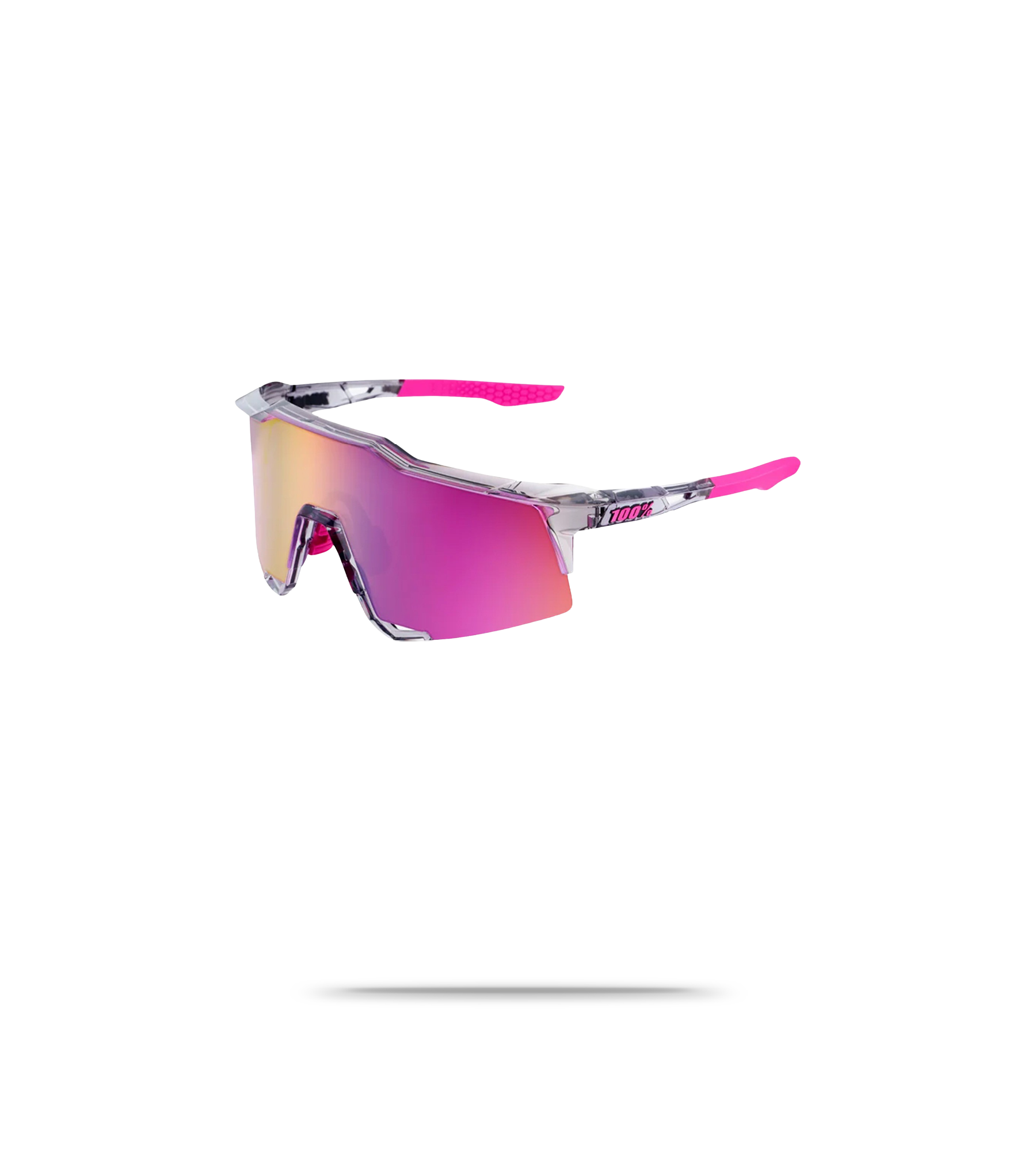 Polished Translucent Grey - Purple Multilayer Mirror Lens