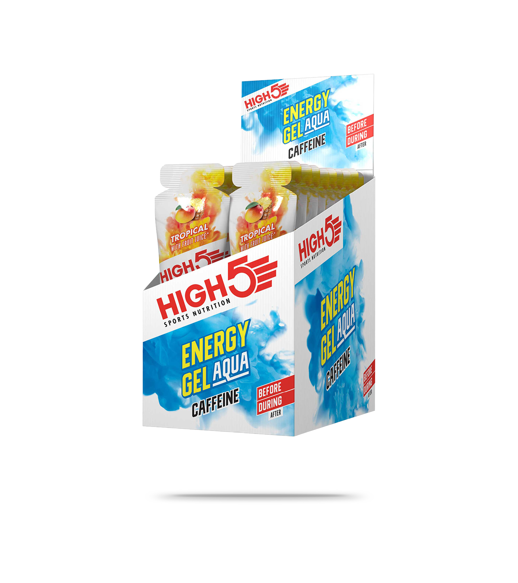 Energy Gel Aqua Caffeine Box 66g