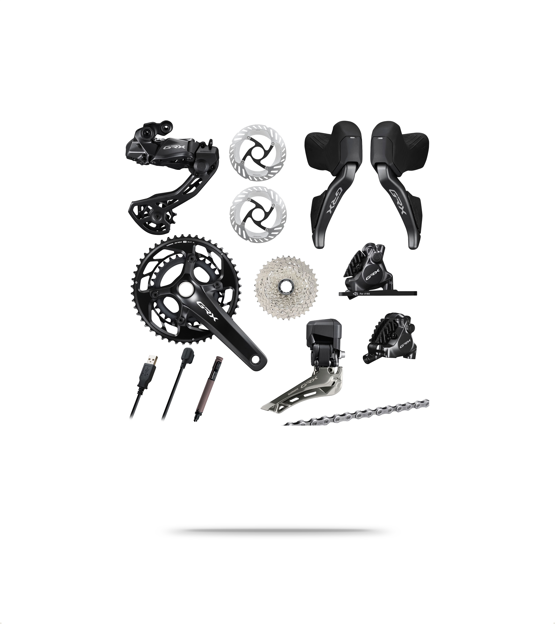 GRX 825 12-Speed Di2 Bike Groupset Bundle