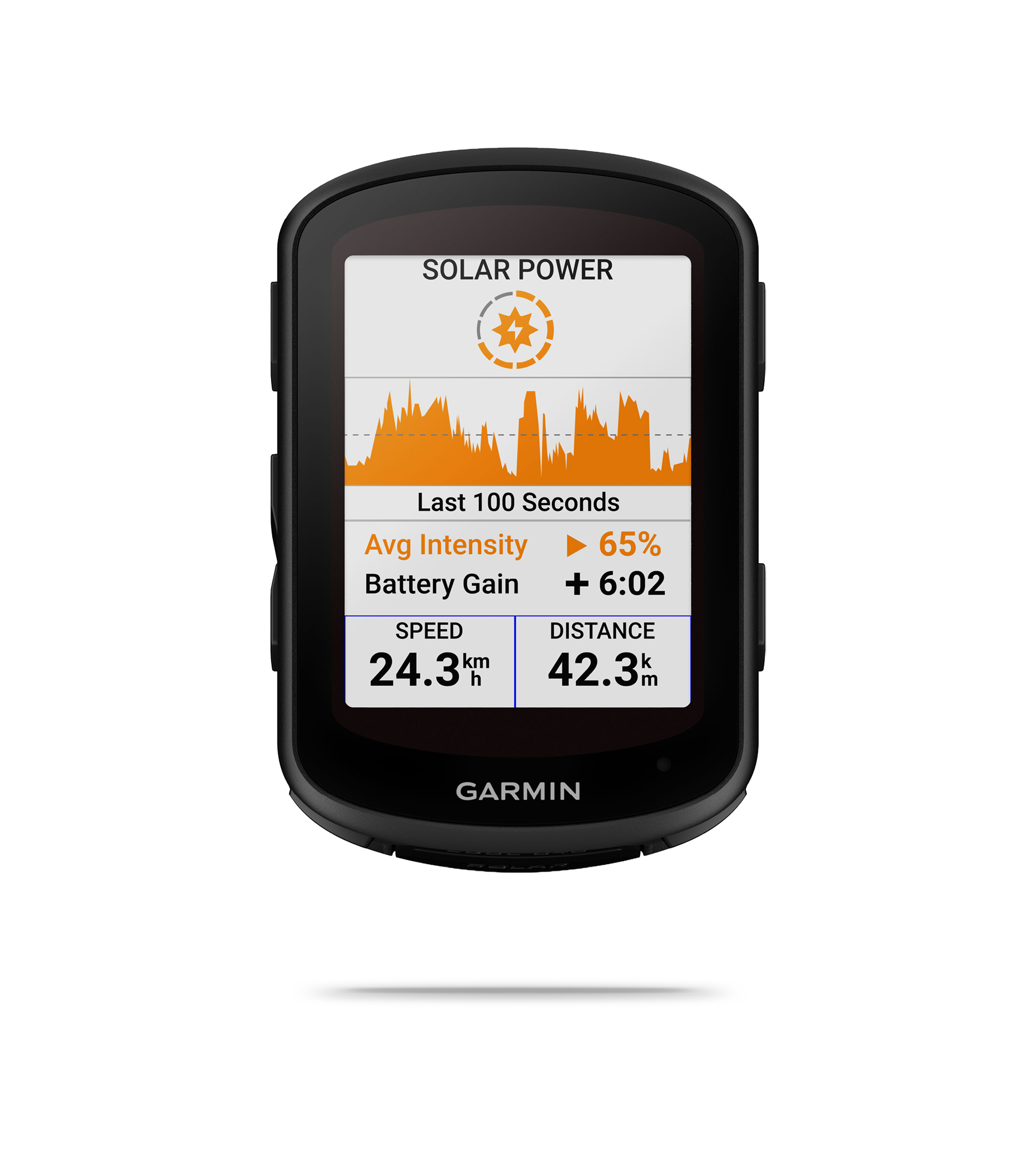 Edge 840 Solar GPS Cycling Computer With Handlebar Mount