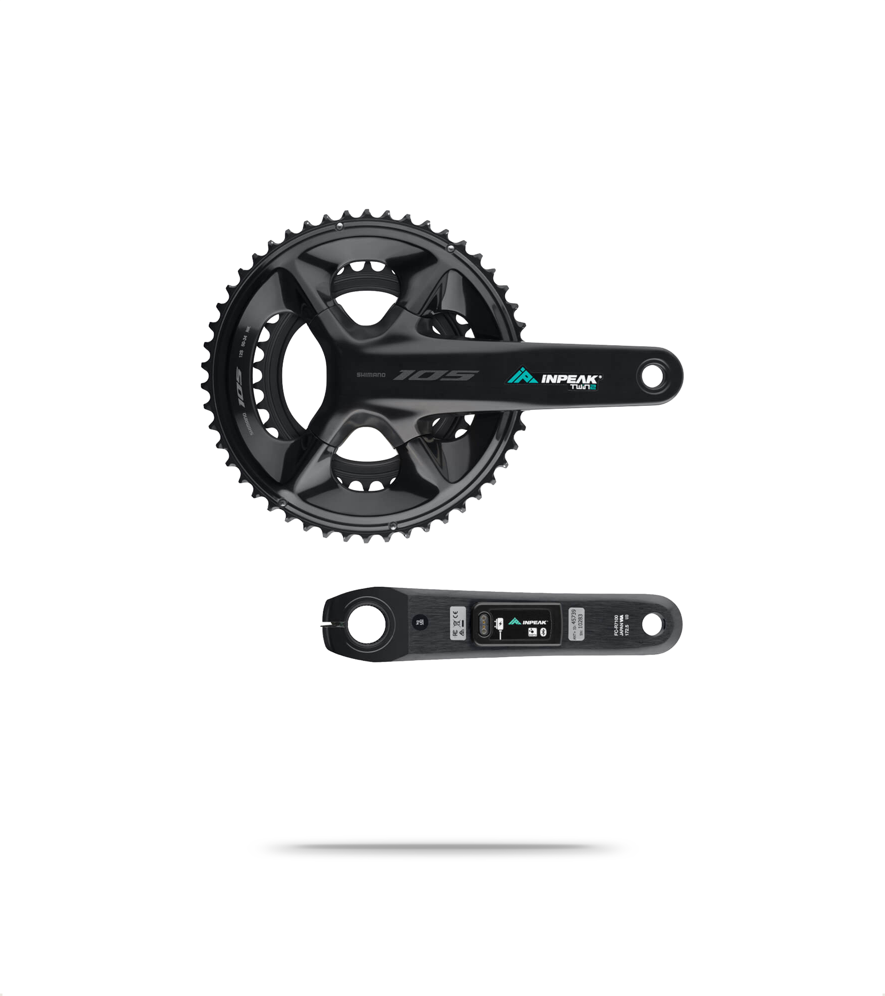 TWiN2 105 R7100 Dual Power Meter Chainset