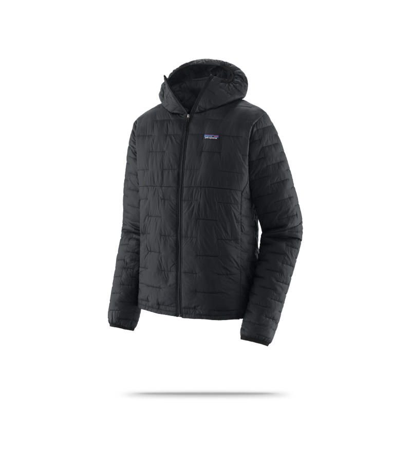 Men's Micro Puff Zip-Up Puffer Jacket With Hood