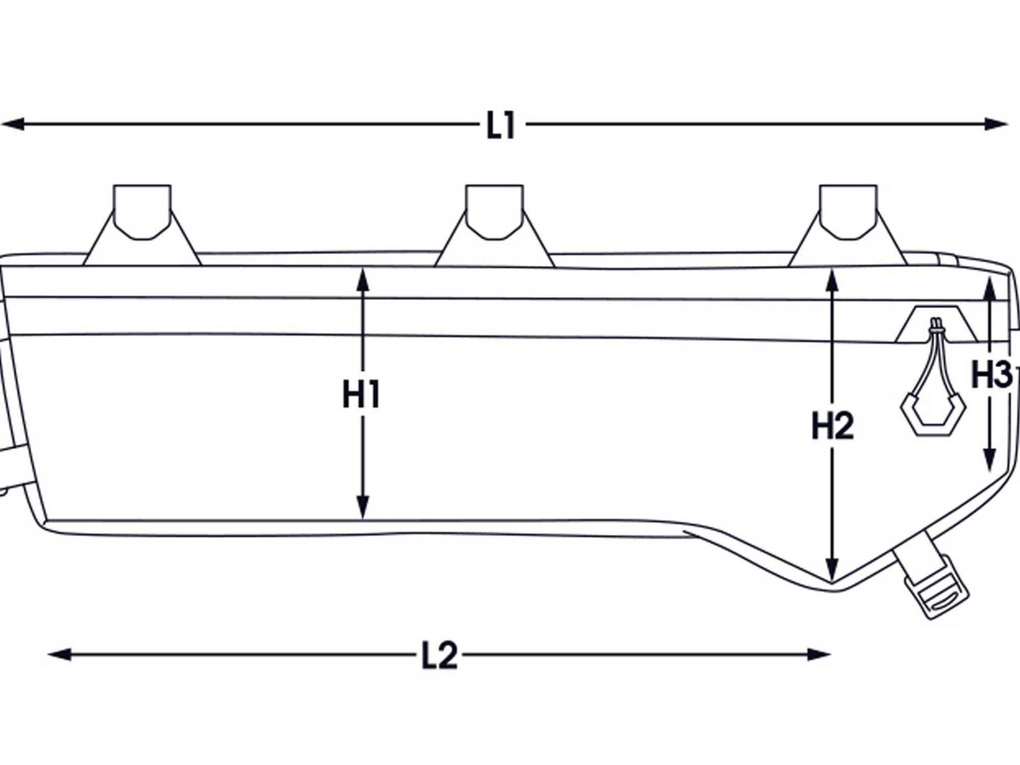 Apidura Road Frame Packs Size Guide