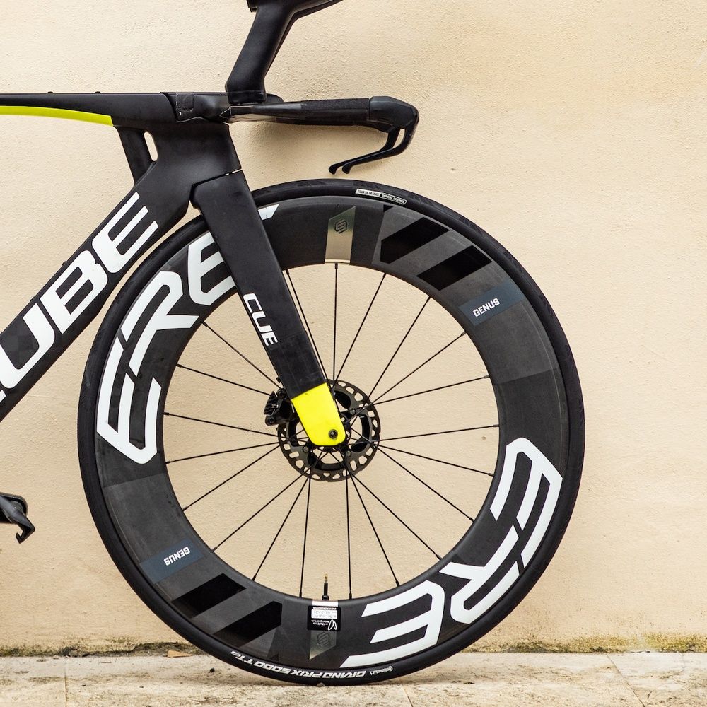Genus AE92-D Carbon Disc TT Front Wheel