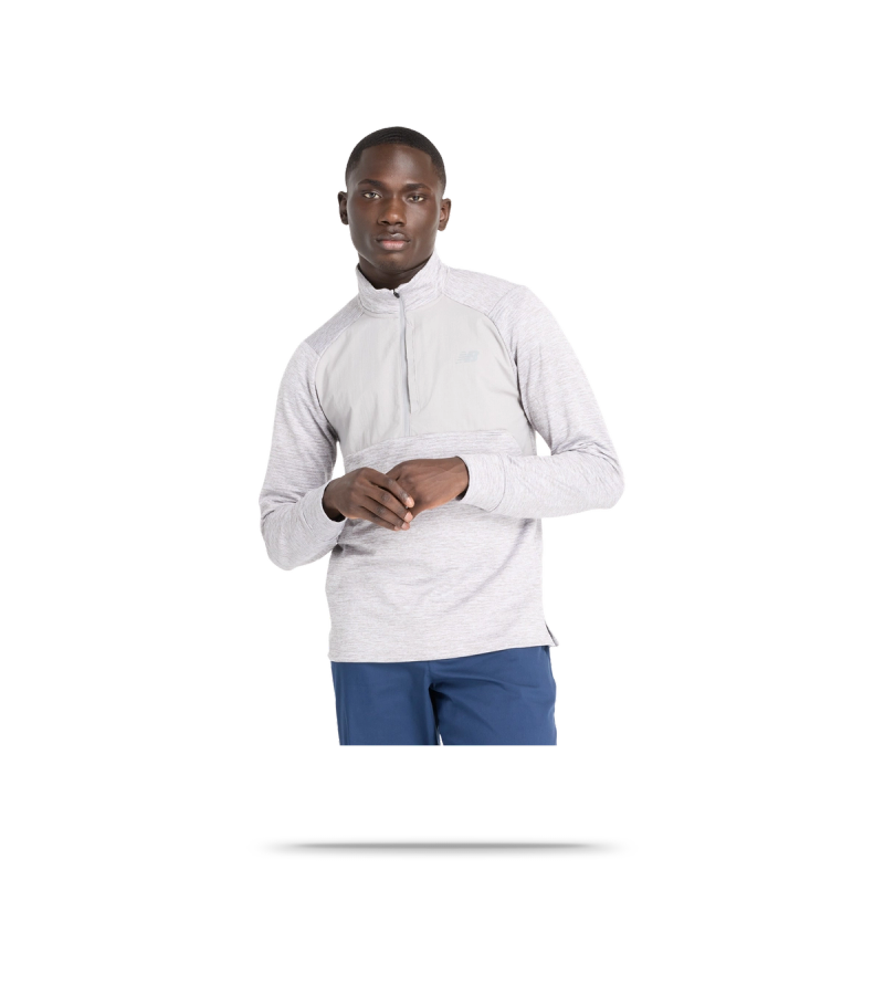 Men's Athletics Heat Grid 1/2 Zip Long Sleeve Top