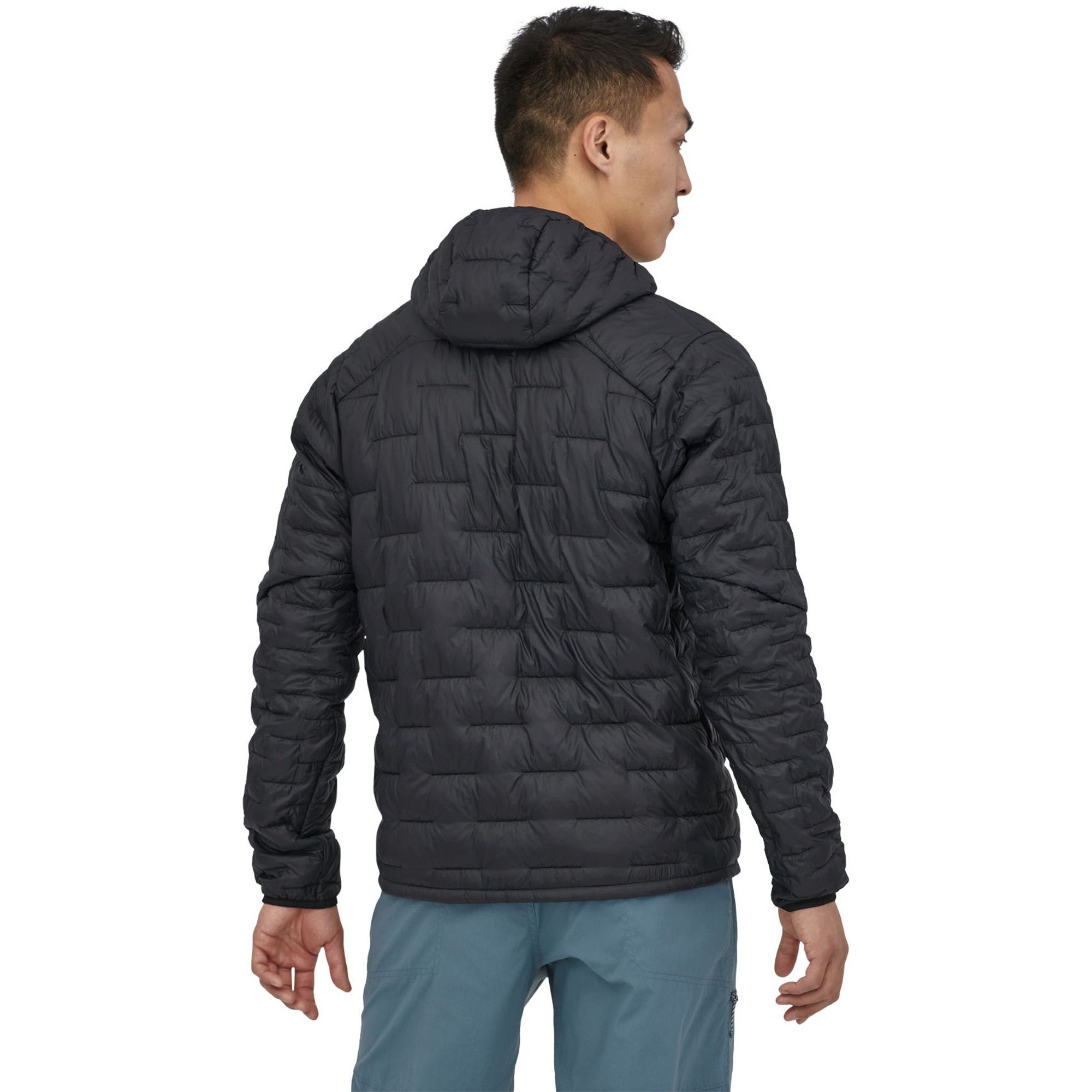 Men's Micro Puff Zip-Up Puffer Jacket With Hood