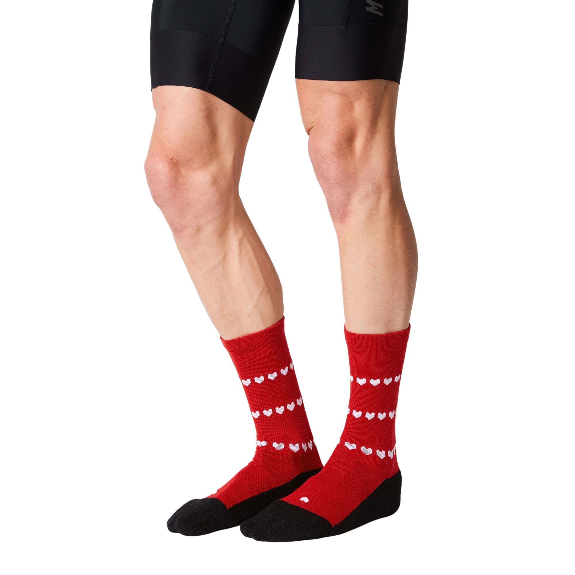 Merino Heart Winter Cycling Socks