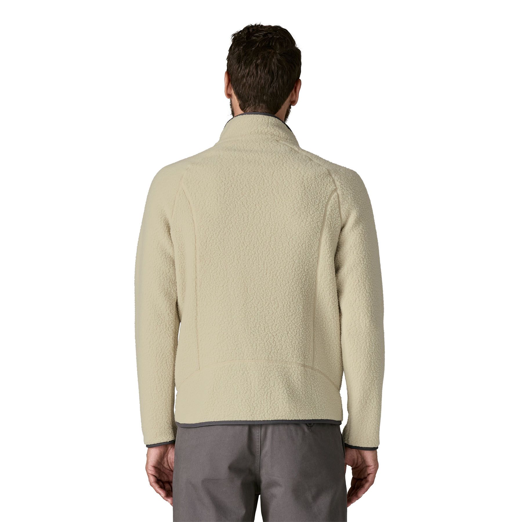 Men's Retro Pile Zip-Up Fleece Jacket