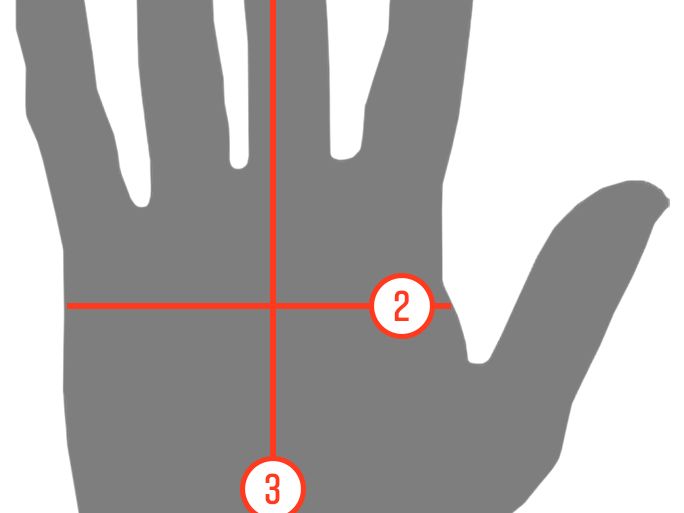 Universal Colours Gloves SS20 Size Guide