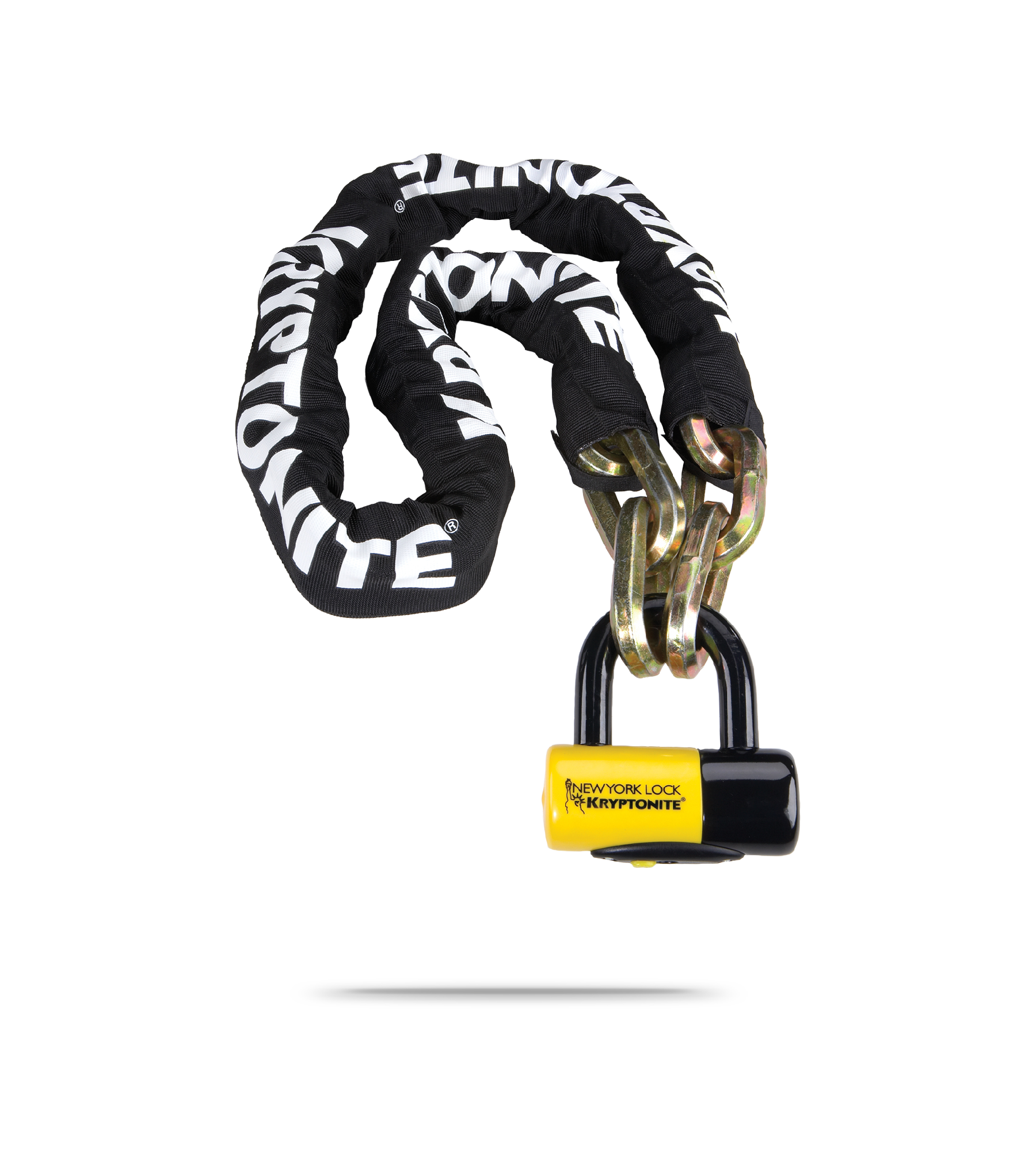 New York Fahgettaboudit Chain with NY Disc U-Lock Sold Secure Diamond