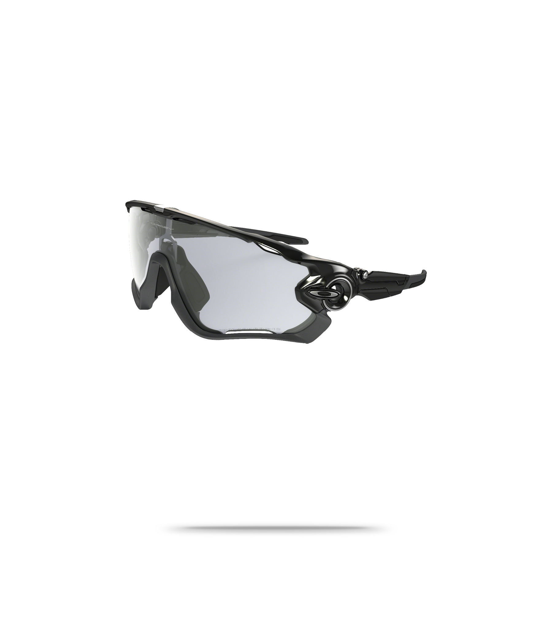 Jawbreaker Clear Black Iridium Photochromic Sunglasses