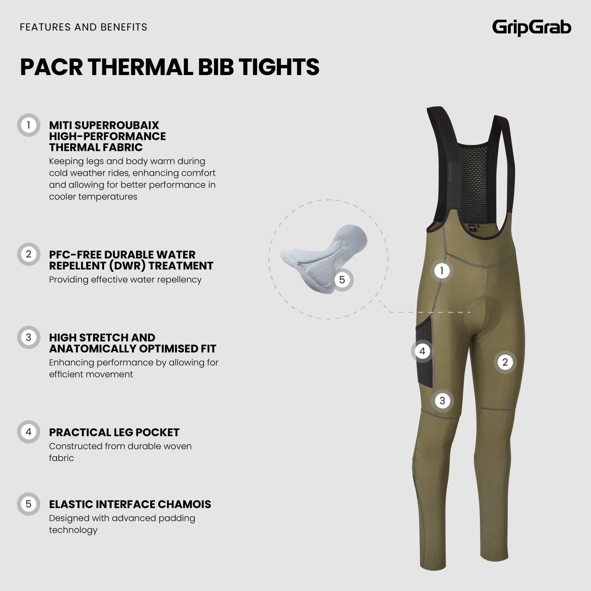 PACR Thermal Bib Tights