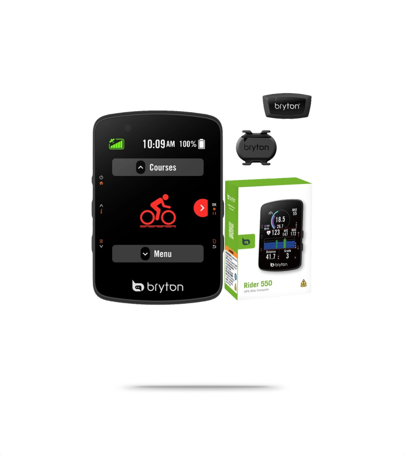 Rider 550 GPS Cycling Computer + Sensor Bundle