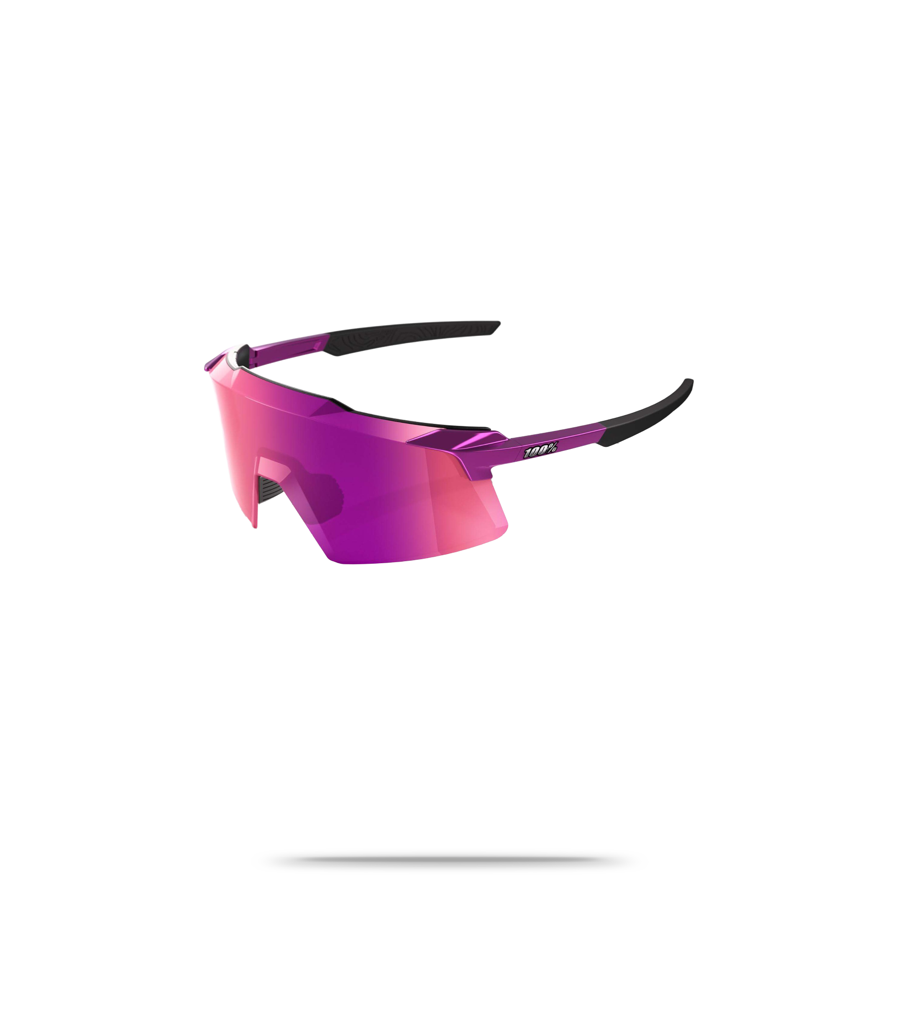 Gloss Purple Chrome/Purple Multilayer Mirror Lens