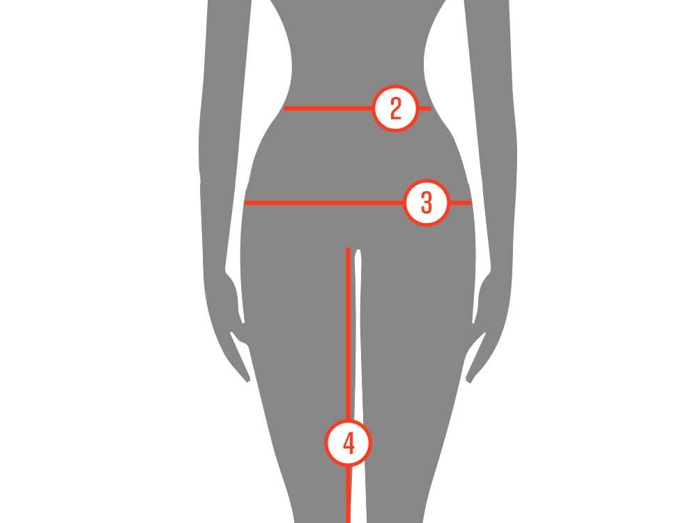 Ale Women's Garment Size Guide