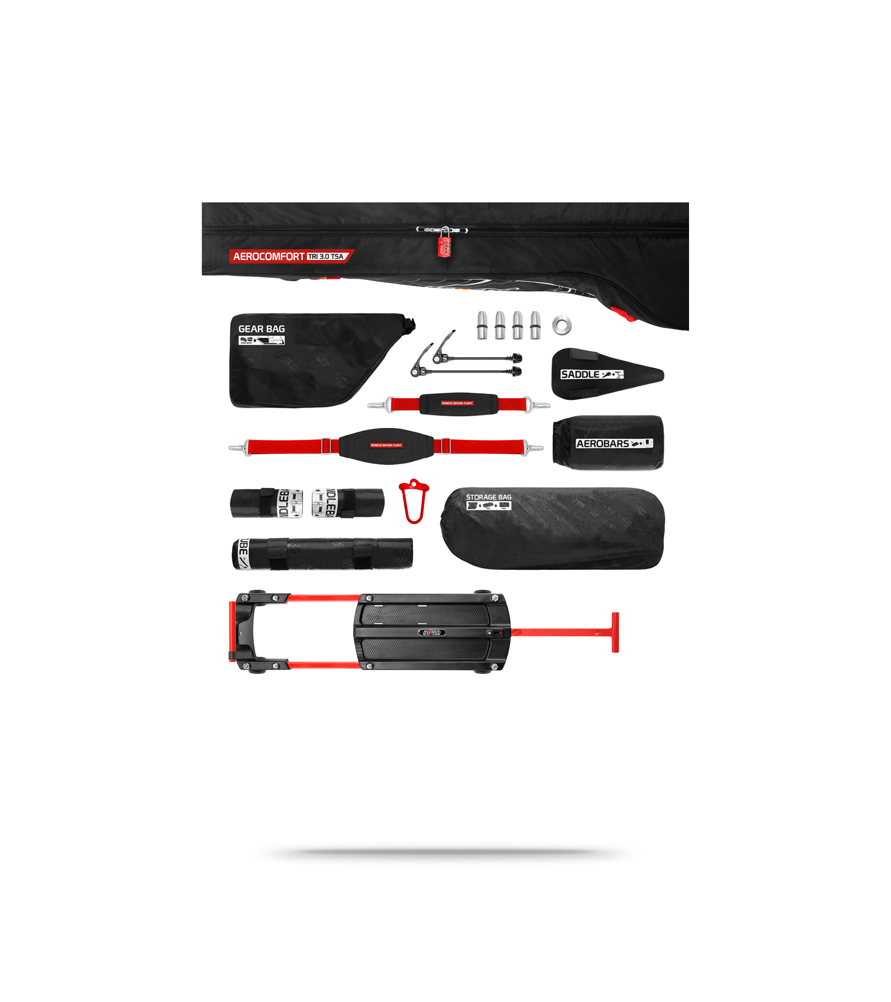 AeroComfort Triathlon 3.0 TSA Bike Travel Bag