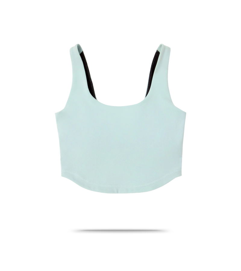 TRNTankBra Women's Sports Crop Top with Built in Bra