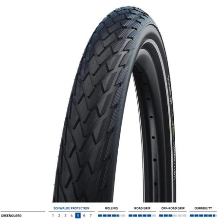 Green Marathon Bike Tyre