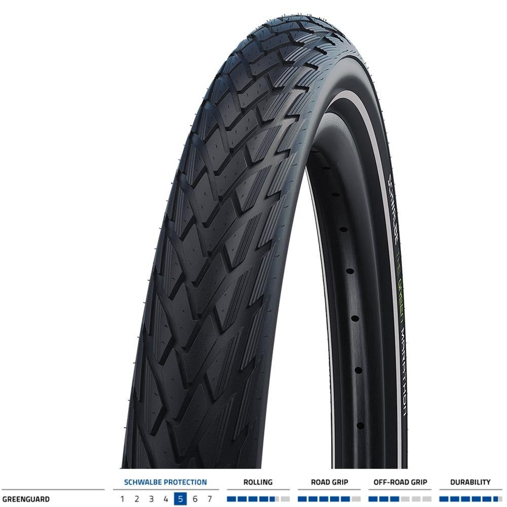 Green Marathon Bike Tyre