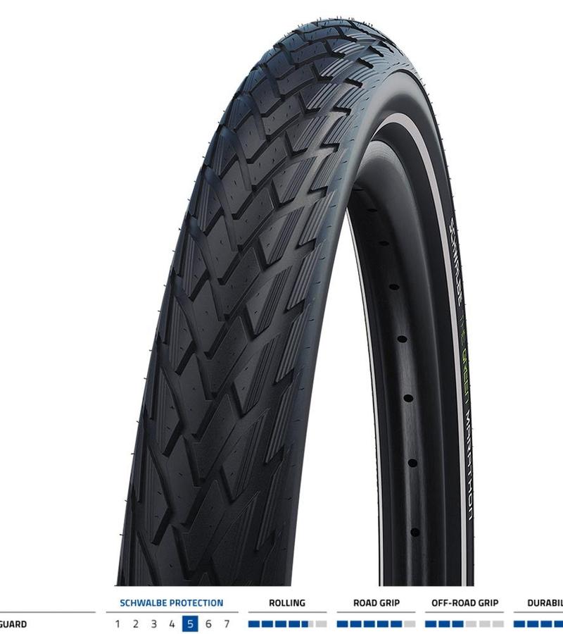 Green Marathon Bike Tyre