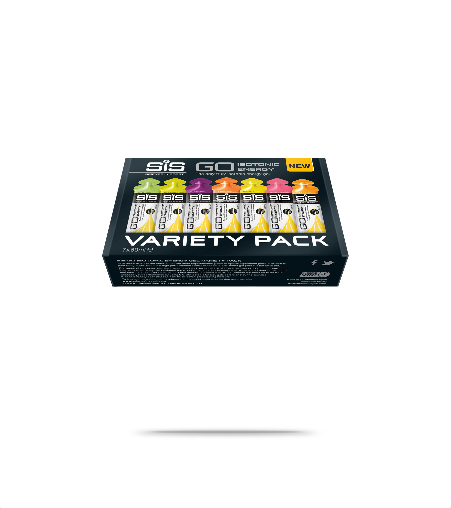 Go Isotonic Gel 60ml Variety Pack