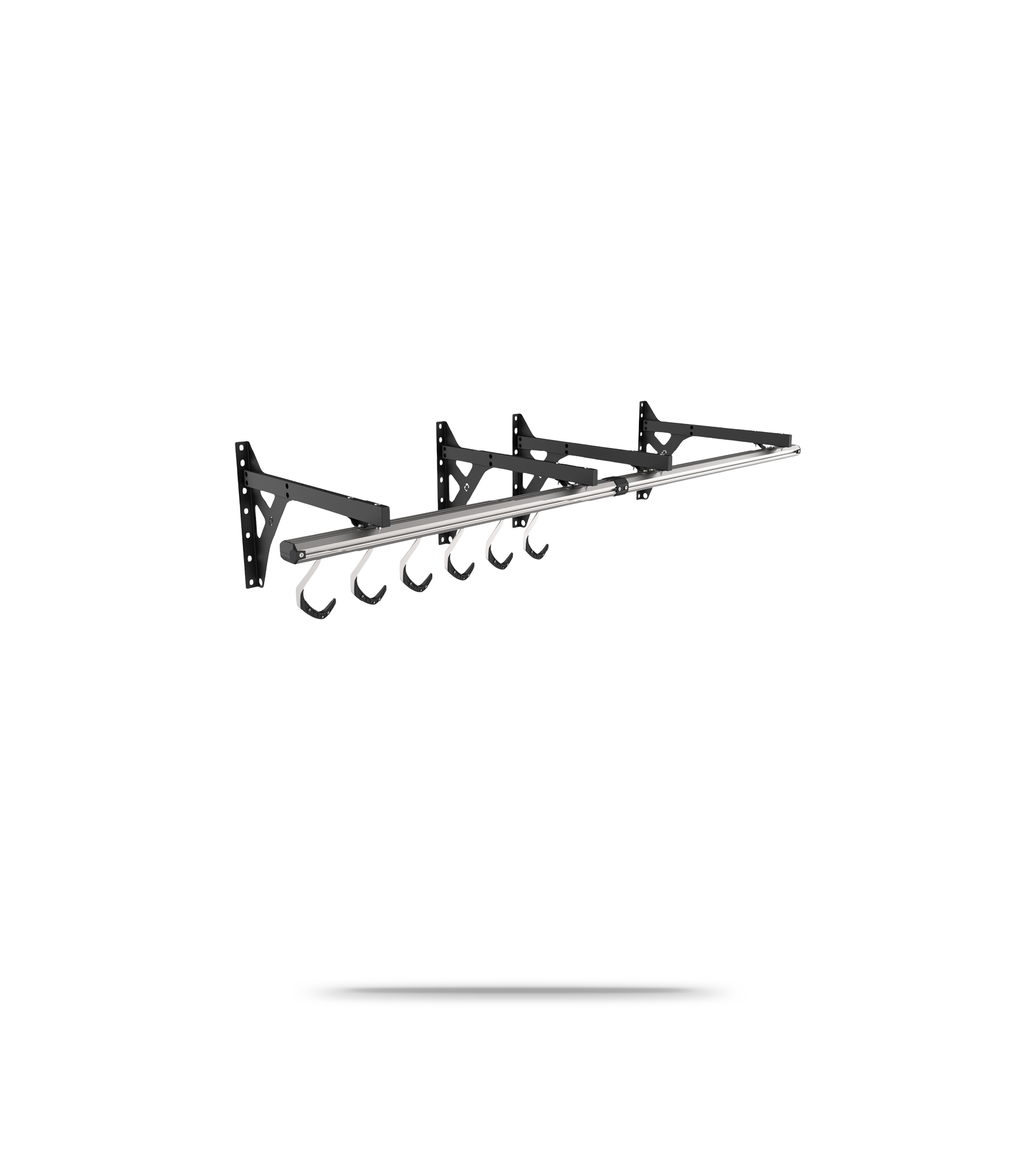 SpaceRail Bike Storage System - Wall - 6 Hooks