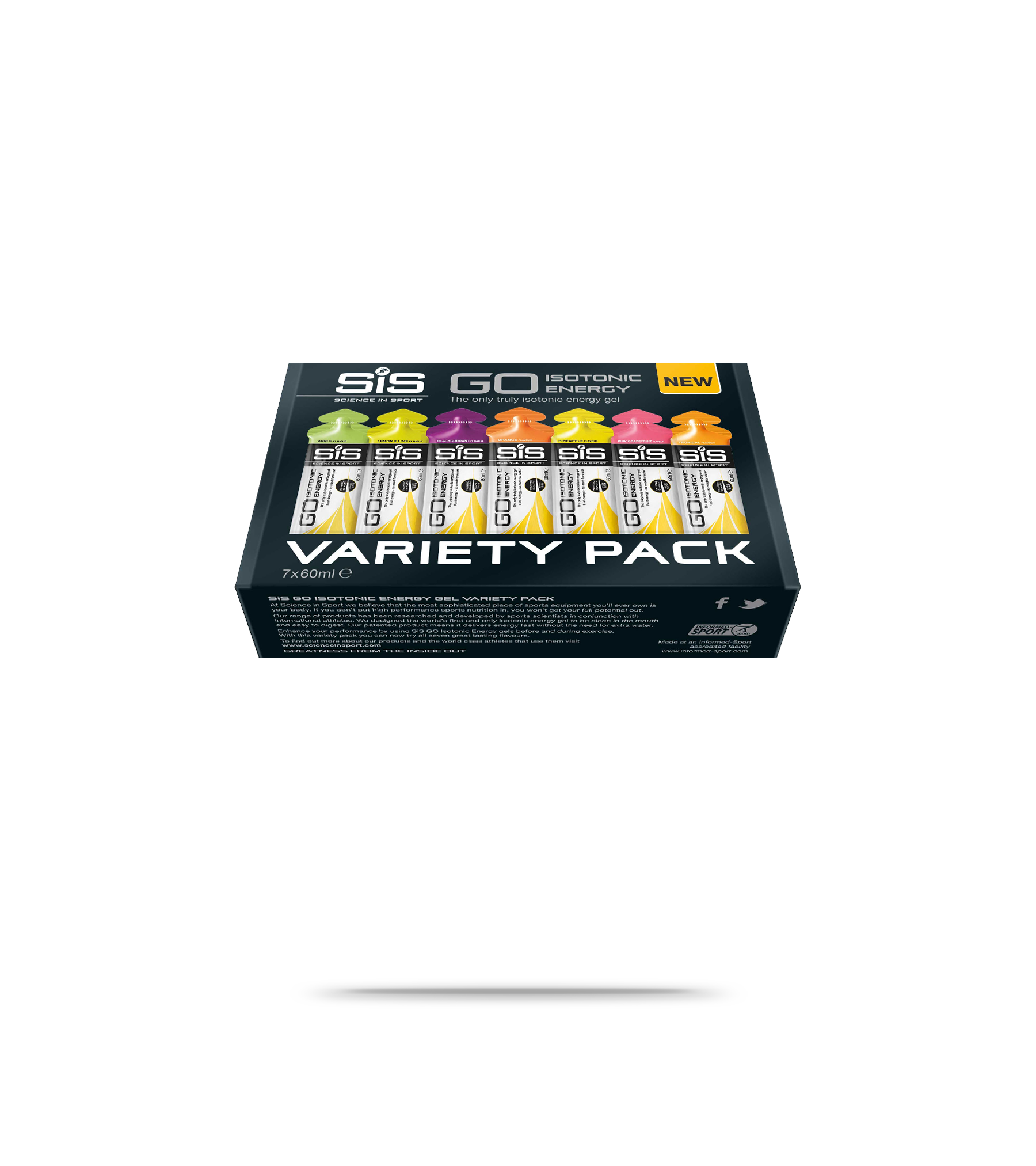 Go Isotonic Gel 60ml Variety Pack