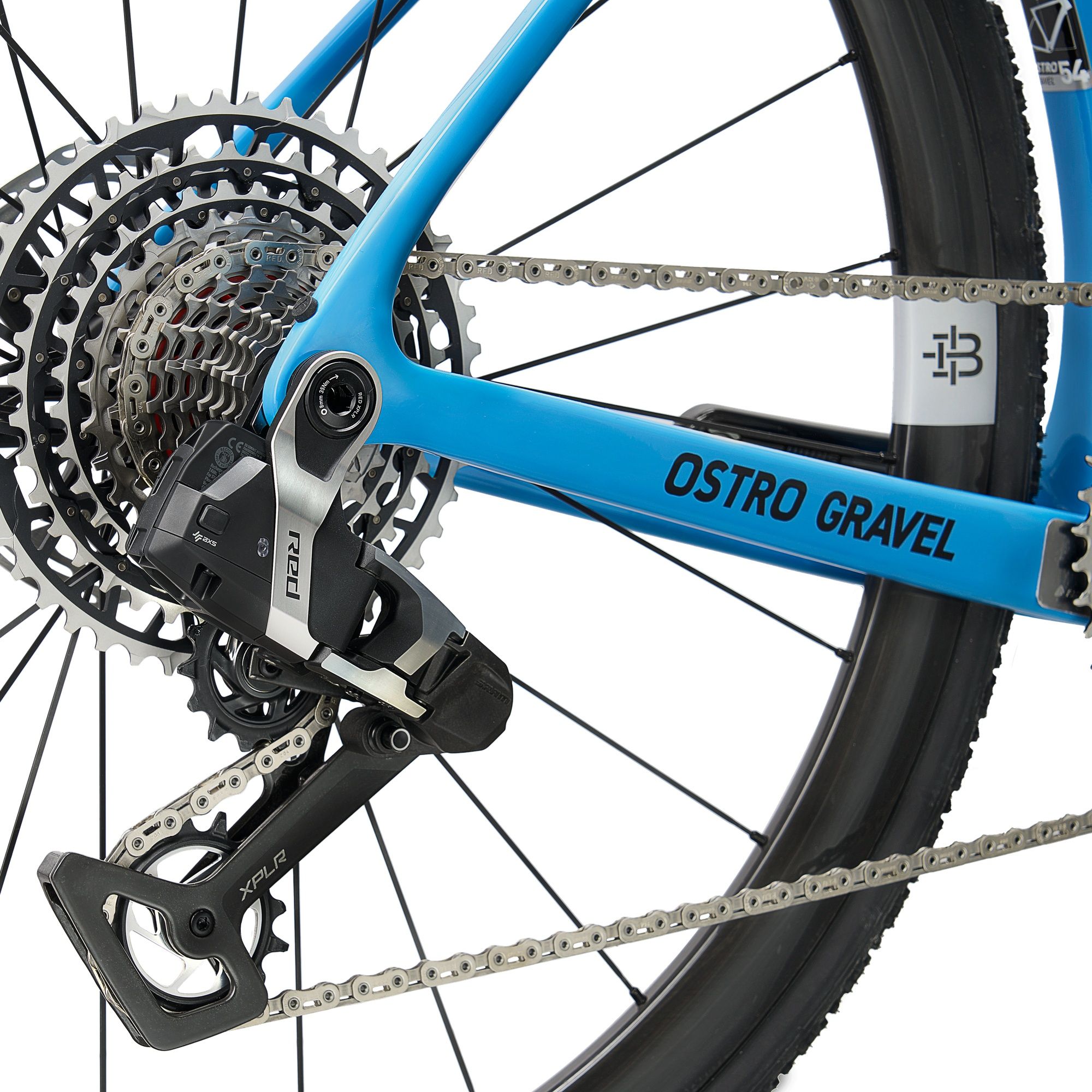 OSTRO Gravel Red XPLR AXS 1X Gravel Bike