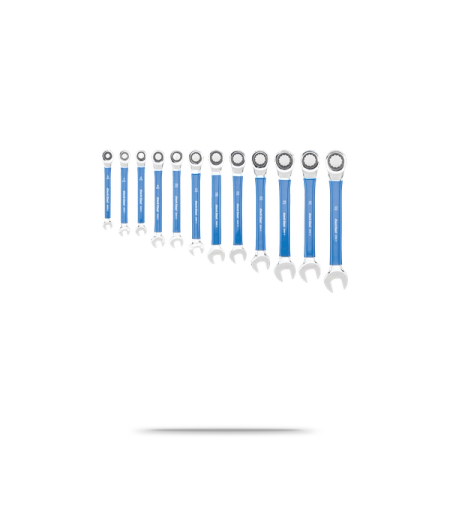 Ratcheting Metric Wrench Set 6mm to 17mm