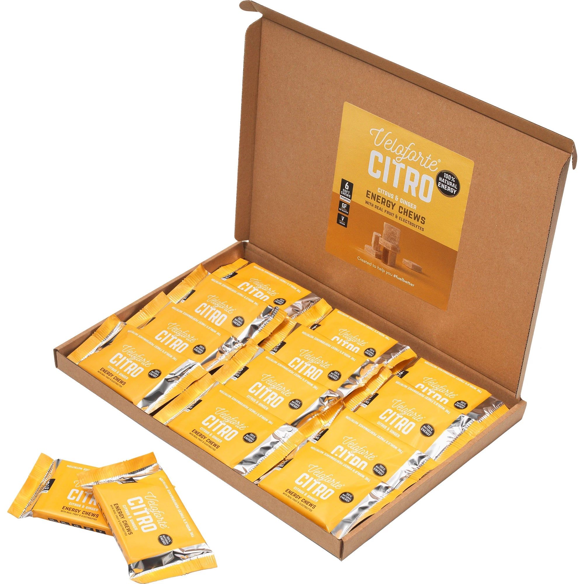 Citro Cubos Energy Chews Box of 12