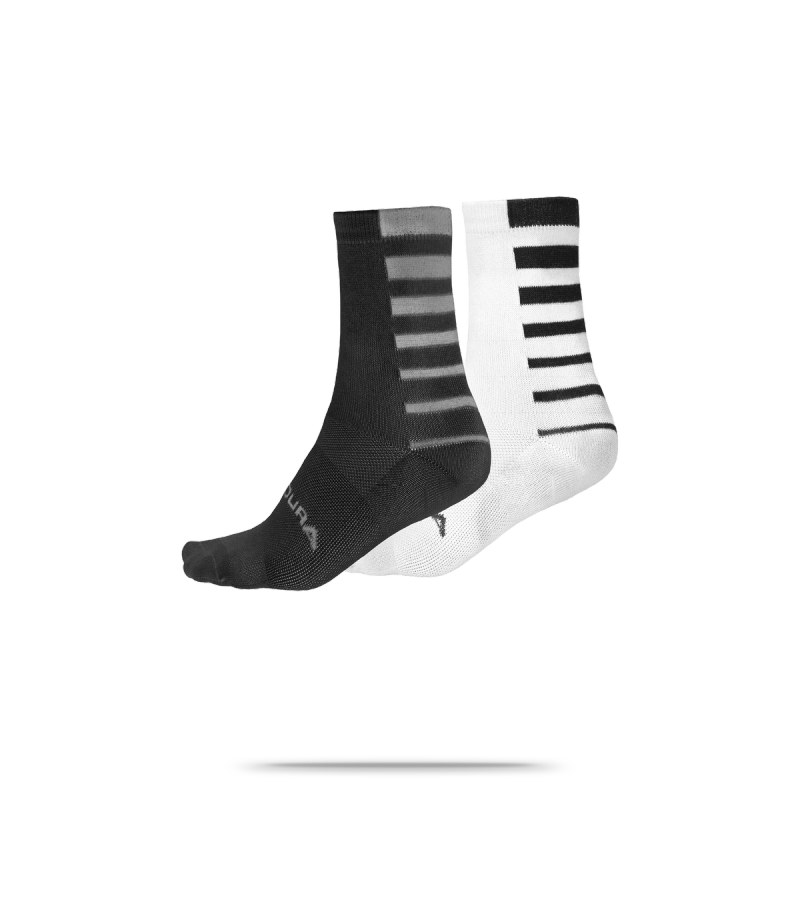 Coolmax Stripe Socks (Twin Pack)