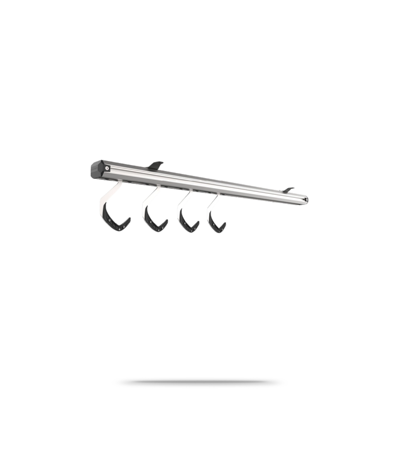 SpaceRail Bike Storage System - Ceiling - 4 Hooks