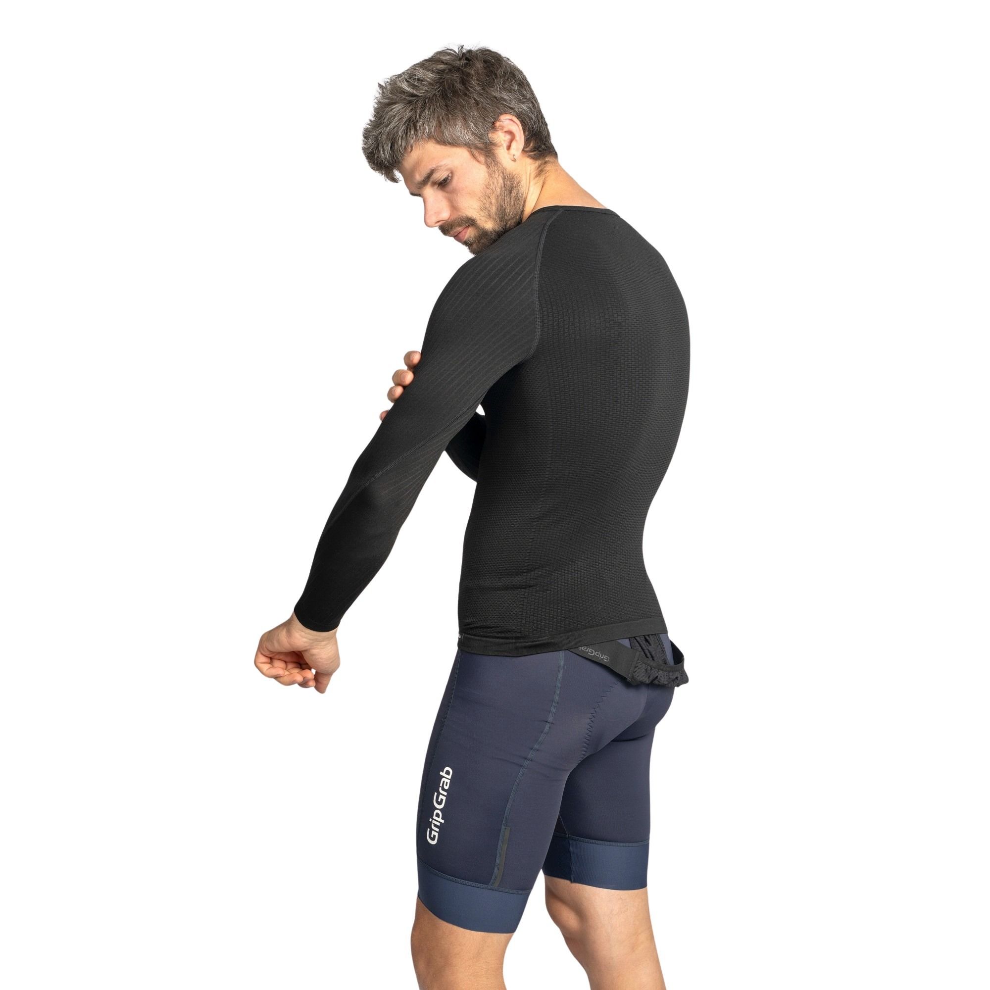 PACR Spring-Autumn Men's Seamless Long Sleeve Cycling Base Layer