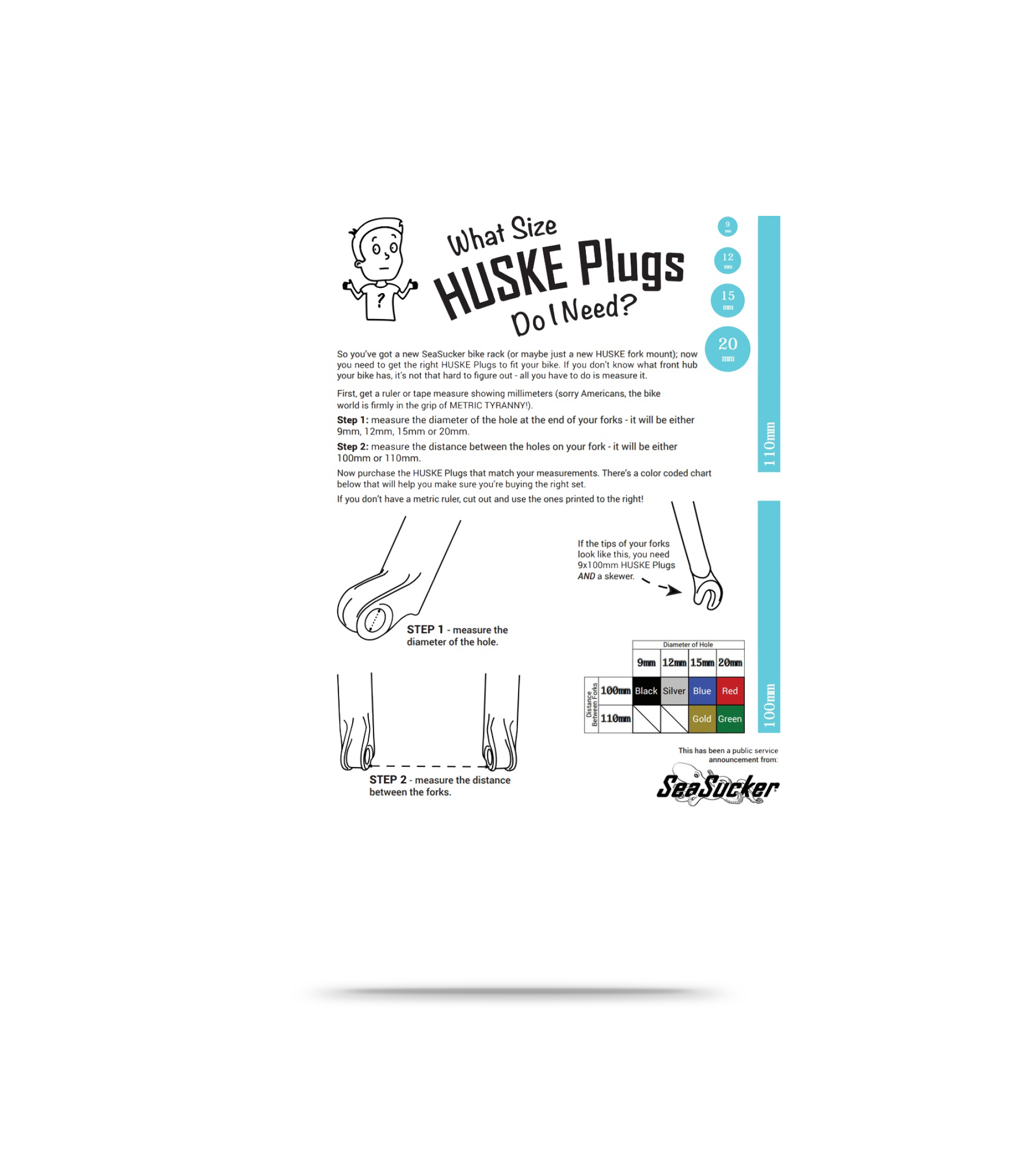 SeaSucker Huske Thru-Axle Plugs