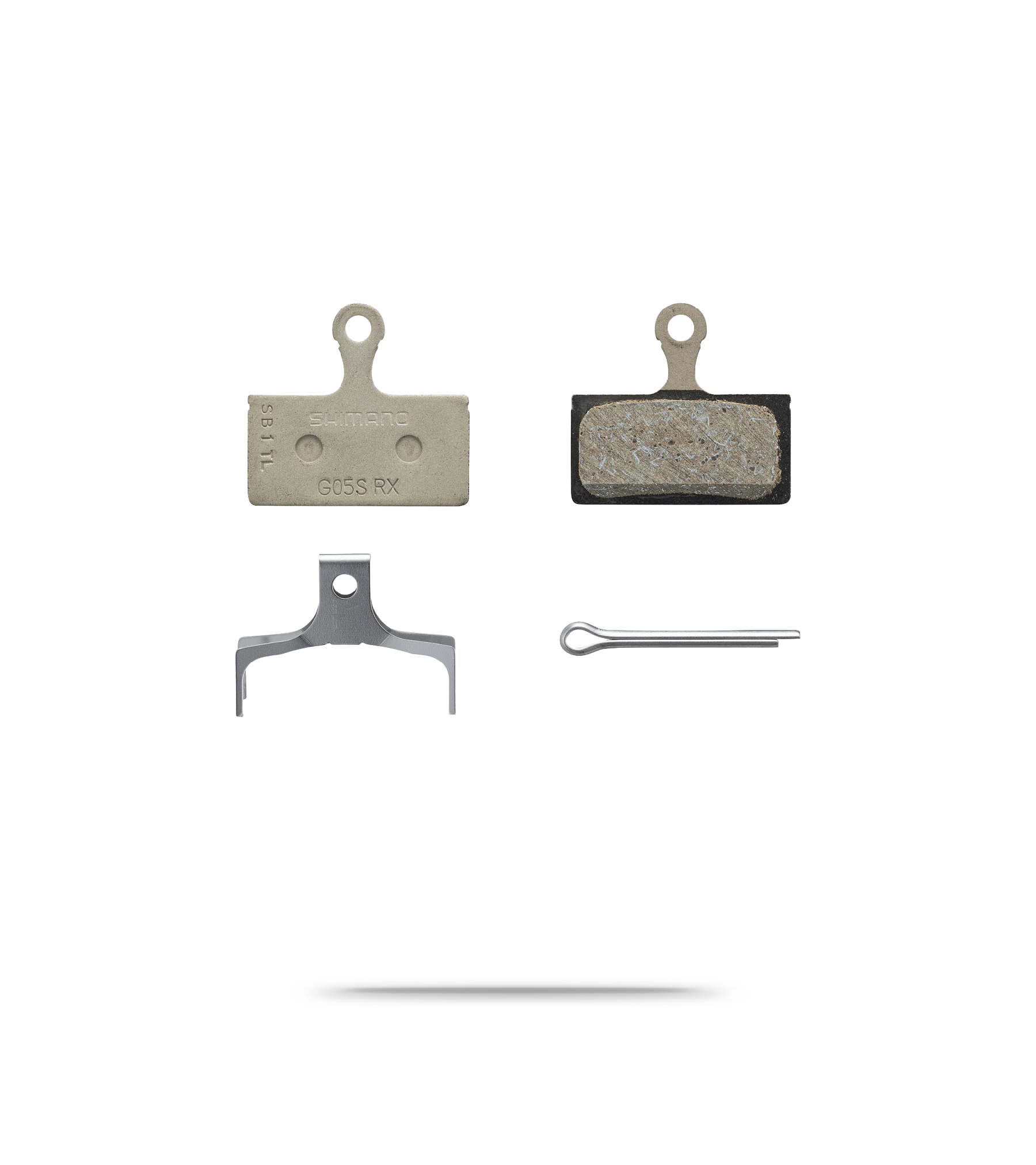 G05S-RX Steel Backed Disc Brake Pads - Resin